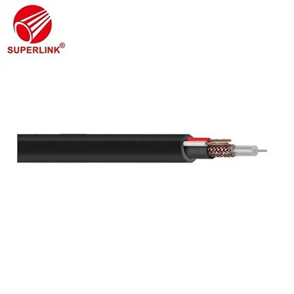 Ομοαξονικό καλώδιο KBK με καλώδιο τροφοδοσίας 2 * 0,75 για εξωτερικούς χώρους